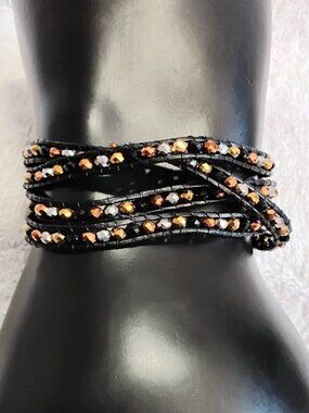 BNWOT 3/$25 Florence Scovel 36" Hermes Wrap Bracelet Fashion Jewelry!!